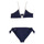 Textil Dívčí Plavky / Kraťasy Polo Ralph Lauren NAUTICAL 2PC-SWIMWEAR-2 PC SWIM Tmavě modrá / Bílá