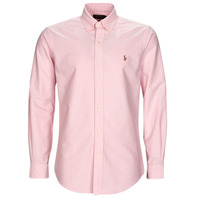 Textil Muži Košile s dlouhymi rukávy Polo Ralph Lauren CHEMISE COUPE DROITE EN OXFORD Růžová