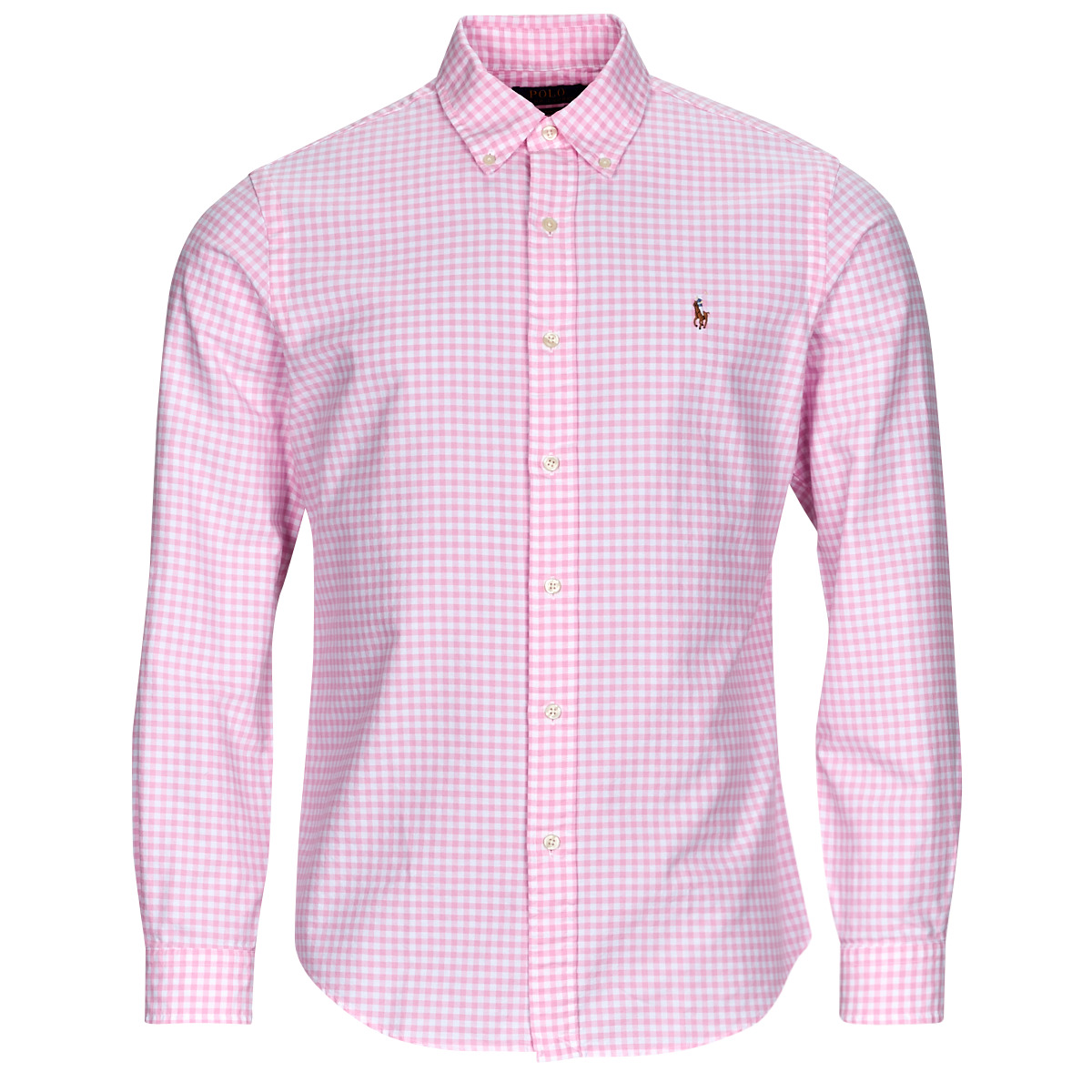 Polo Ralph Lauren  CHEMISE COUPE DROITE EN OXFORD  Košile s dlouhymi rukáv Růžová