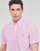 Textil Muži Košile s krátkými rukávy Polo Ralph Lauren CHEMISE COUPE DROITE EN SEERSUCKER Růžová / Bílá