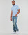 Textil Muži Polo s krátkými rukávy Polo Ralph Lauren POLO AJUSTE SLIM FIT EN COTON BASIC MESH Modrá / Nebeská modř