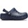 Boty Děti Dřeváky Crocs Crocs™ Baya Lined Clog Kid's 207501 Navy/Navy