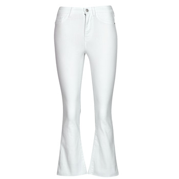 Textil Ženy Jeans široký střih Noisy May NMSALLIE HW KICK FLARED JEANS VI163BW S* Bílá