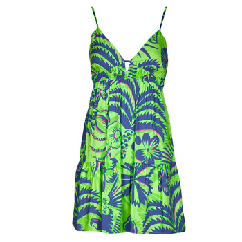 Textil Ženy Krátké šaty Desigual VEST_MILOS Zelená / Modrá