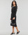 Textil Ženy Krátké šaty Karl Lagerfeld LONG SLEEVE JERSEY DRESS Černá