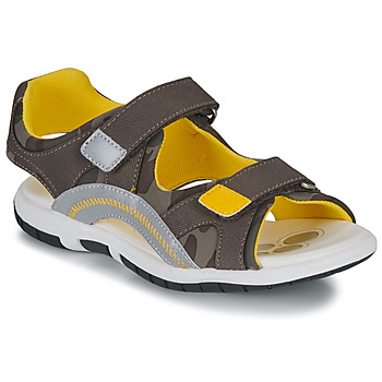 Boty Chlapecké Sandály Chicco FANG Khaki / Žlutá