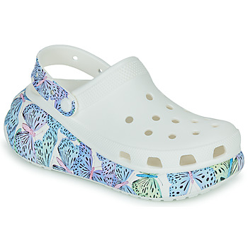 Boty Ženy Pantofle Crocs Classic Crush Butterfly Clog Bílá / Modrá