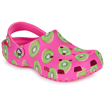 Boty Ženy Pantofle Crocs Classic Hyper Real Clog Růžová / Zelená