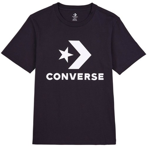Textil Ženy Trička s krátkým rukávem Converse Goto Star Chevron Černá