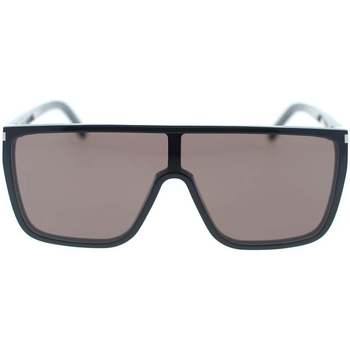 Hodinky & Bižuterie Ženy sluneční brýle Yves Saint Laurent Occhiali da Sole Saint Laurent New Wave SL364 Mask Ace 001 Černá
