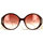 Hodinky & Bižuterie Ženy sluneční brýle Gucci Occhiali da Sole  GG1202S 004 con Catena Hnědá