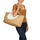 Taška Ženy Velké kabelky / Nákupní tašky Esprit Demi Shl bag Béžová / Bílá