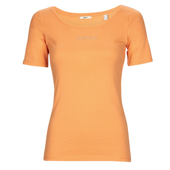 Textil Ženy Trička s krátkým rukávem Esprit tee Oranžová
