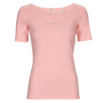 Textil Ženy Trička s krátkým rukávem Esprit tee Růžová