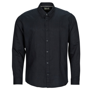 Textil Muži Košile s dlouhymi rukávy Esprit N Linen SH Černá