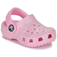Boty Dívčí Pantofle Crocs Classic Glitter Clog T Růžová