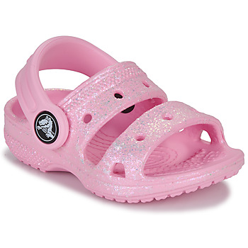 Boty Dívčí Sandály Crocs Classic Crocs Glitter Sandal T Růžová
