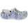 Boty Dívčí Pantofle Crocs Classic Butterfly Clog K Bílá / Fialová