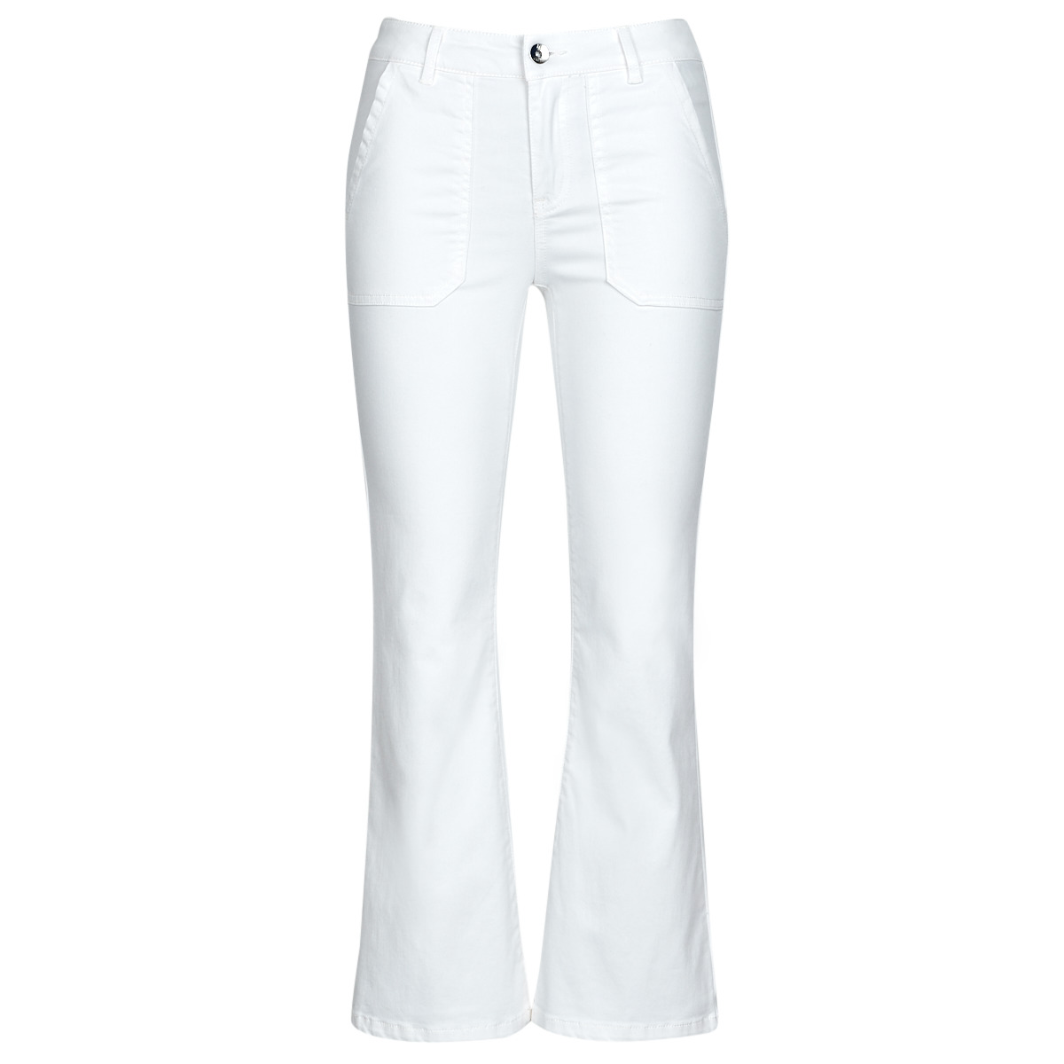 Textil Ženy Jeans široký střih Les Petites Bombes FAYE Bílá