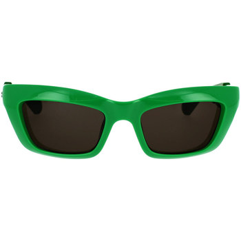 Hodinky & Bižuterie sluneční brýle Bottega Veneta Occhiali da Sole  BV1182S 003 Zelená