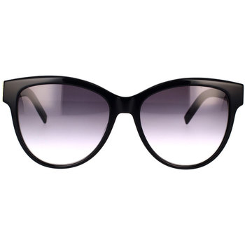 Hodinky & Bižuterie Ženy sluneční brýle Yves Saint Laurent Occhiali da Sole Saint Laurent Monogram SL M107 002 Černá