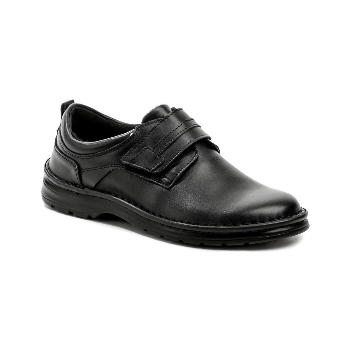 Boty Muži Šněrovací polobotky  & Šněrovací společenská obuv Wawel PA411F černé pánské polobotky Černá