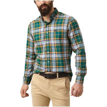 Textil Muži Košile s dlouhymi rukávy Altonadock  Zelená