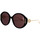 Hodinky & Bižuterie Ženy sluneční brýle Gucci Occhiali da Sole  GG1202S 001 Černá