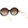 Hodinky & Bižuterie Ženy sluneční brýle Gucci Occhiali da Sole  GG1202S 003 Hnědá