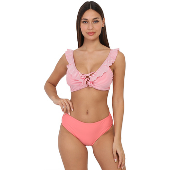 Textil Ženy Bikini La Modeuse 56052_P116303 Růžová