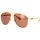 Hodinky & Bižuterie Muži sluneční brýle Gucci Occhiali da Sole  GG1220S 003 Zlatá