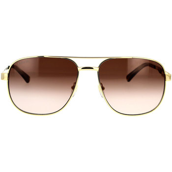 Hodinky & Bižuterie Muži sluneční brýle Gucci Occhiali da Sole  GG1223S 003 Zlatá