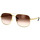 Hodinky & Bižuterie Muži sluneční brýle Gucci Occhiali da Sole  GG1223S 003 Zlatá