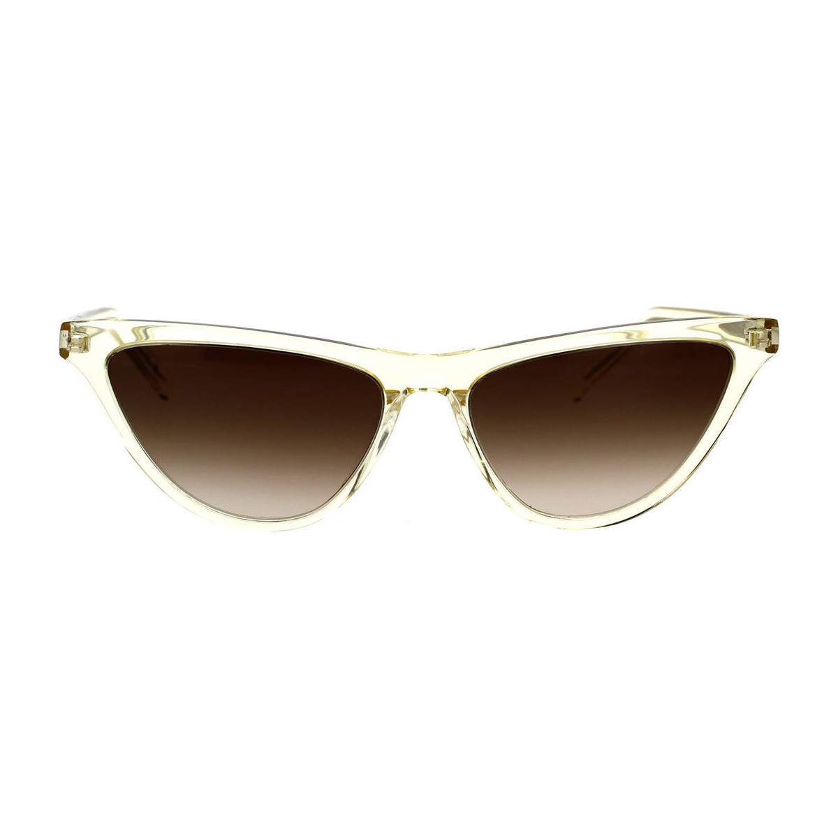 Hodinky & Bižuterie Ženy sluneční brýle Yves Saint Laurent Occhiali da Sole Saint Laurent  SL 550 Slim 005 Žlutá