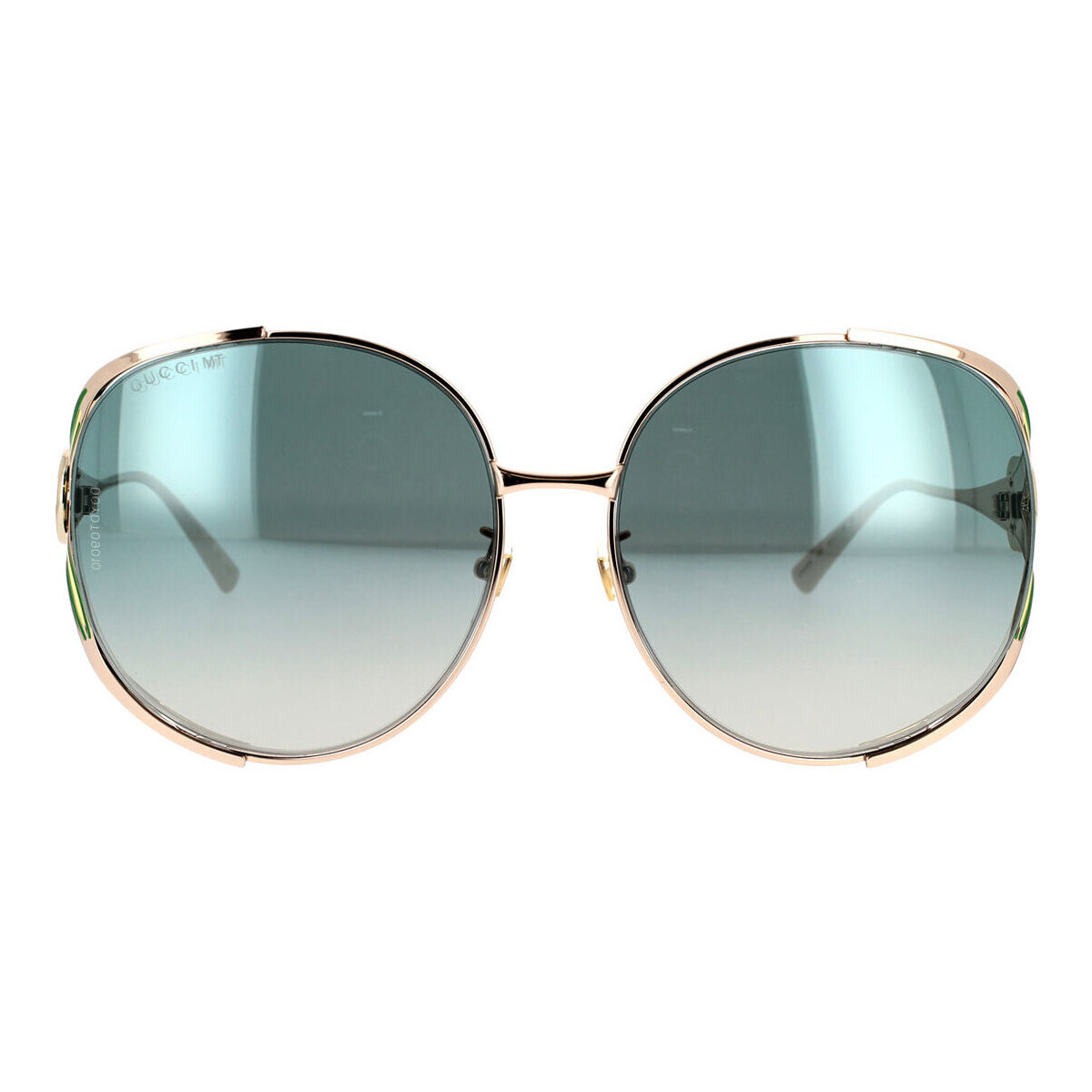 Hodinky & Bižuterie Ženy sluneční brýle Gucci Occhiali da Sole  GG0225S 006 Zlatá