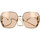 Hodinky & Bižuterie Ženy sluneční brýle Gucci Occhiali da Sole  GG1207SA 001 con Catena Zlatá