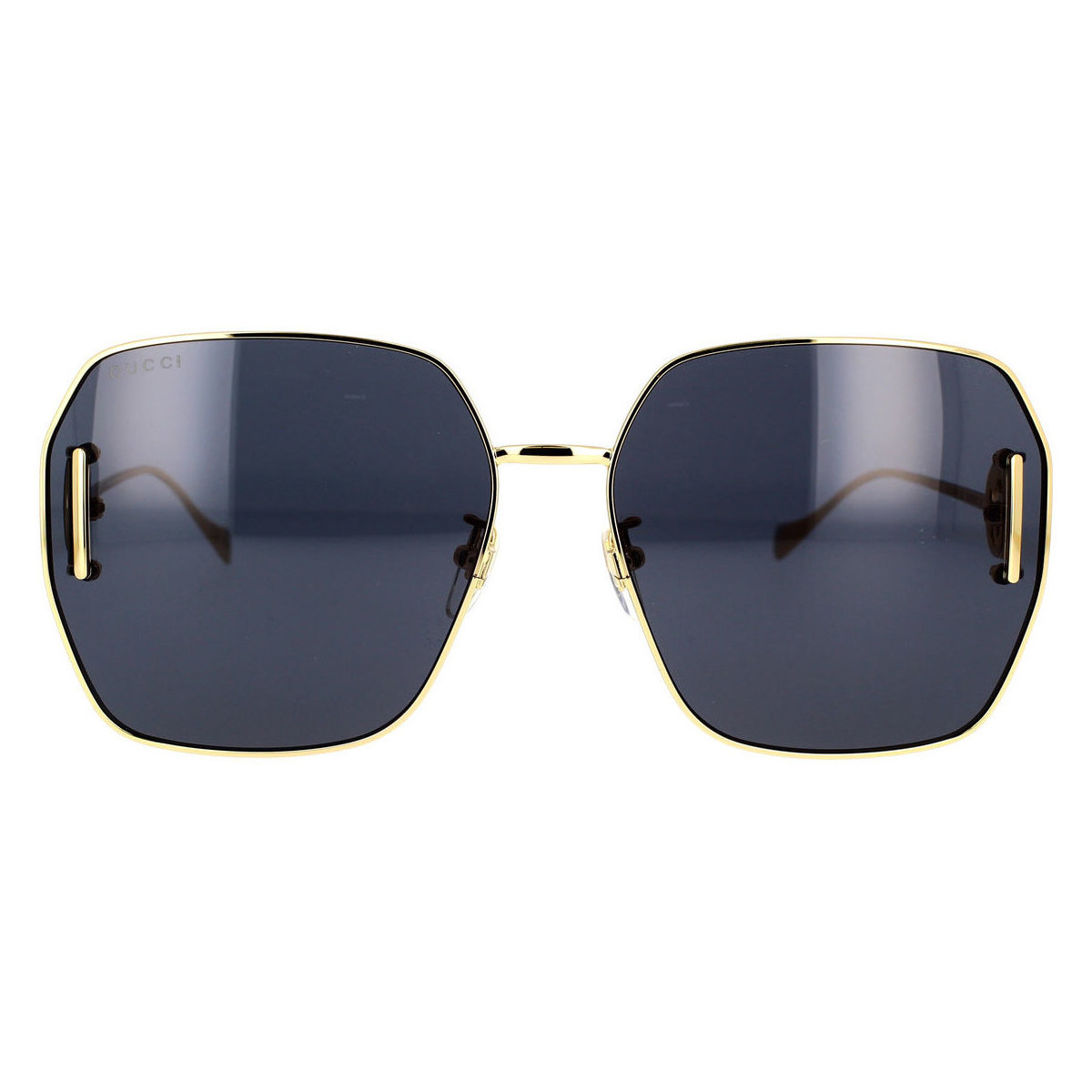 Hodinky & Bižuterie Ženy sluneční brýle Gucci Occhiali da Sole  GG1207SA 002 Zlatá