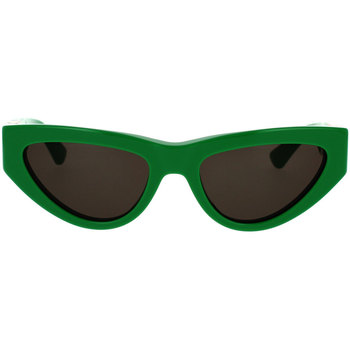 Hodinky & Bižuterie Ženy sluneční brýle Bottega Veneta Occhiali da Sole  BV1176S 003 Zelená