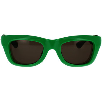 Hodinky & Bižuterie Muži sluneční brýle Bottega Veneta Occhiali da Sole  BV1183S 003 Zelená