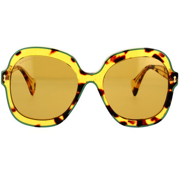 Hodinky & Bižuterie Ženy sluneční brýle Gucci Occhiali da Sole  GG1240S 003 Hnědá