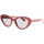 Hodinky & Bižuterie Ženy sluneční brýle Gucci Occhiali da Sole  GG1170S 004 Růžová
