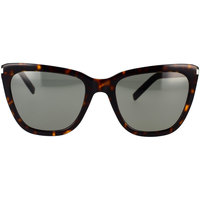 Hodinky & Bižuterie Ženy sluneční brýle Yves Saint Laurent Occhiali da Sole Saint Laurent  SL 548 Slim 002 Hnědá