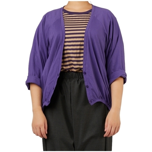 Textil Ženy Kabáty Wendy Trendy Top 221062 - Purple Fialová
