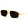 Hodinky & Bižuterie sluneční brýle Bottega Veneta Occhiali da Sole  BV1128S 002 Zlatá