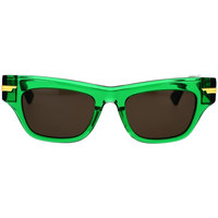Hodinky & Bižuterie Ženy sluneční brýle Bottega Veneta Occhiali da Sole  BV1122S 004 Zelená