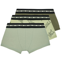Spodní prádlo Chlapecké Boxerky DIM MODE COTON STRETCH PACK X3 Zelená / Khaki