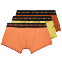 Spodní prádlo Chlapecké Boxerky DIM MODE COTON STRETCH PACK X3 Oranžová / Žlutá