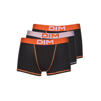 Spodní prádlo Muži Boxerky DIM MIX & COLORS BOXER PACK X3 Černá / Oranžová