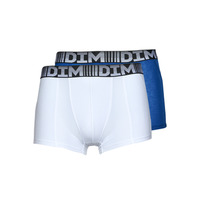 Spodní prádlo Muži Boxerky DIM AIR COTON 3DFLEX PACK X2 Modrá / Bílá