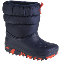 Boty Chlapecké Zimní boty Crocs Classic Neo Puff Boot Kids Modrá